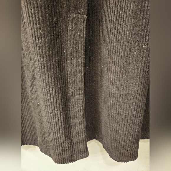 Vintage - Hand Embroidered PAPY BOEZ Black Corduroy Maxi Jumper - XL - Picture 6 of 8